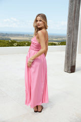 Jasmine Tee Maxikleid Rosa