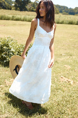 Porcelain Princess Maxikleid Weiß