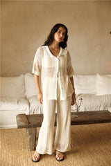 Cusp Of Wander Häkelset Beige