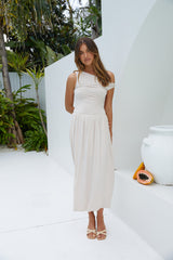 Aulani Robyne Midikleid Sand