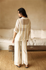 Cusp Of Wander Häkelset Beige