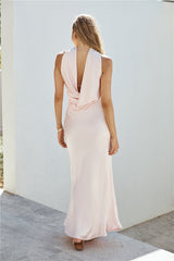 Trägerloses Maxikleid „Midnight Moment“ in Pink