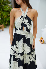 Eclipse Blossom Maxikleid Multi