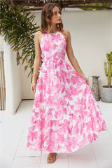 Maybe Another Life Maxikleid Pink