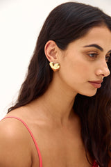 18k vergoldete Liebhaber-Ohrringe Gold