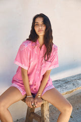 Sailing Ahead Shirt Rosa