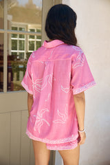 Sailing Ahead Shirt Rosa
