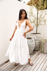 Pure Delights Maxikleid Weiß