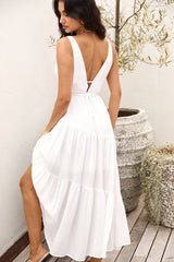 Pure Delights Maxikleid Weiß