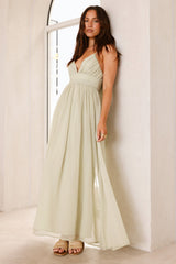 Charelle Maxikleid Grün
