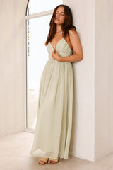 Charelle Maxikleid Grün