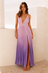 Maxikleid „Liebesbrief an dich“ Lila