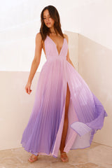 Maxikleid „Liebesbrief an dich“ Lila