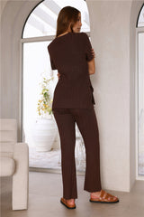Giselle Strickhose Braun