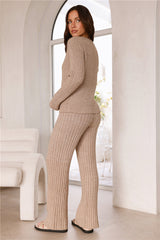 Aspen Strickhose Beige