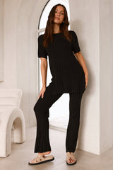 Giselle Strickhose Schwarz