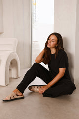 Giselle Stricktop Schwarz