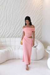 Maxikleid „Küstenträume“ in Pink