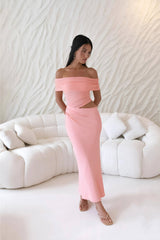 Maxikleid „Küstenträume“ in Pink
