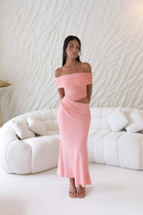 Maxikleid „Küstenträume“ in Pink