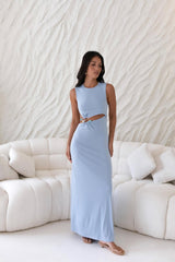 Maxikleid Elle Blau