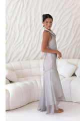 Maxikleid Tidal Wave Braun