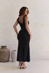 Over And Over Maxi-Kleid aus Mesh in Schwarz