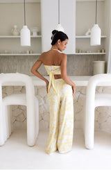 Radiant Romances Satin-Set Gelb