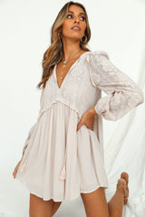 Elegantes Abendkleid Nude