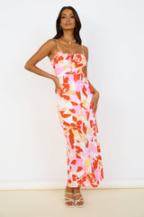 Maxikleid Must Be Love Rosa