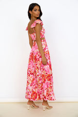 Partykleid Maxi Pink