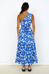 Maxikleid Blue Flowers Bloom