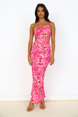 Believe Me Maxikleid Pink