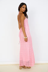 Kombucha Maxikleid Pink