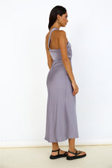 Over Again Maxikleid Grau
