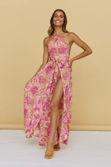 Maxikleid „Sunset Shadows“ Lila