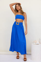 Hundred Years Crop Top Blau