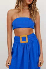 Hundred Years Crop Top Blau