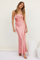 Open Hearts Maxikleid Rosa
