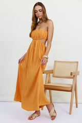 Delphina Maxikleid Orange