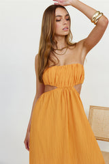 Delphina Maxikleid Orange