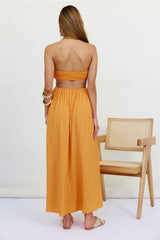 Delphina Maxikleid Orange