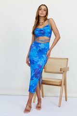 All Night Maxikleid Blau