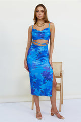 All Night Maxikleid Blau
