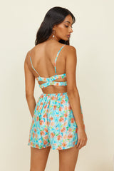 Blossom Season Strampler Blau