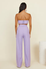 Solaris Crop Top Flieder