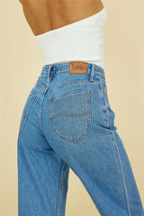 LEE 90er Mid Baggy Jeans Blue Saints