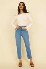 WRANGLER Drew Mom Jeans Blue Revival