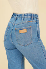 WRANGLER Drew Mom Jeans Blue Revival