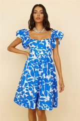 Midikleid „Core Values“ Blau